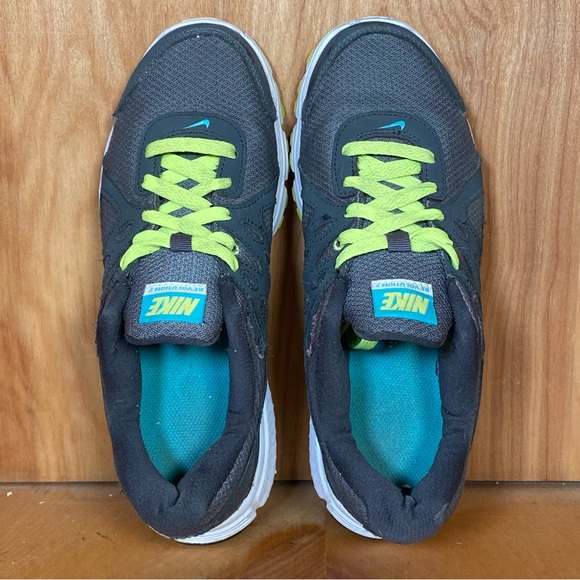 Womens 7 Nike Revolution 2 Athletic Shoes Grey Blue SEF1204 - Picture 5 of 8